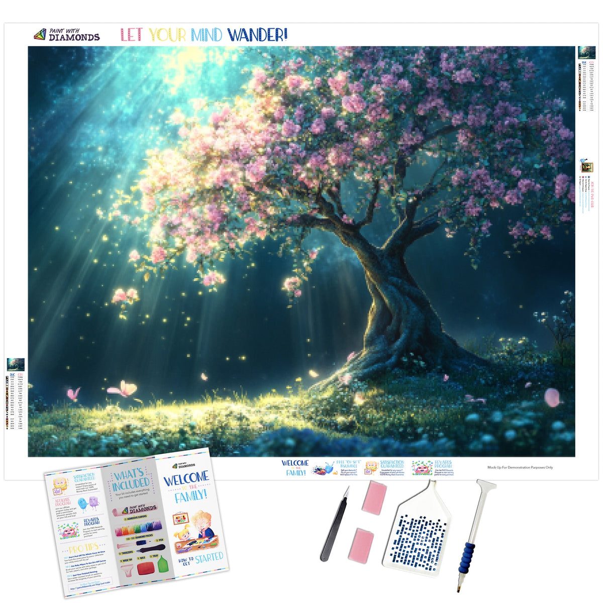 Spring Time Tree Life Springtime Tree Of Life Diamond Painting - Full Drill Kit | Paint With ...