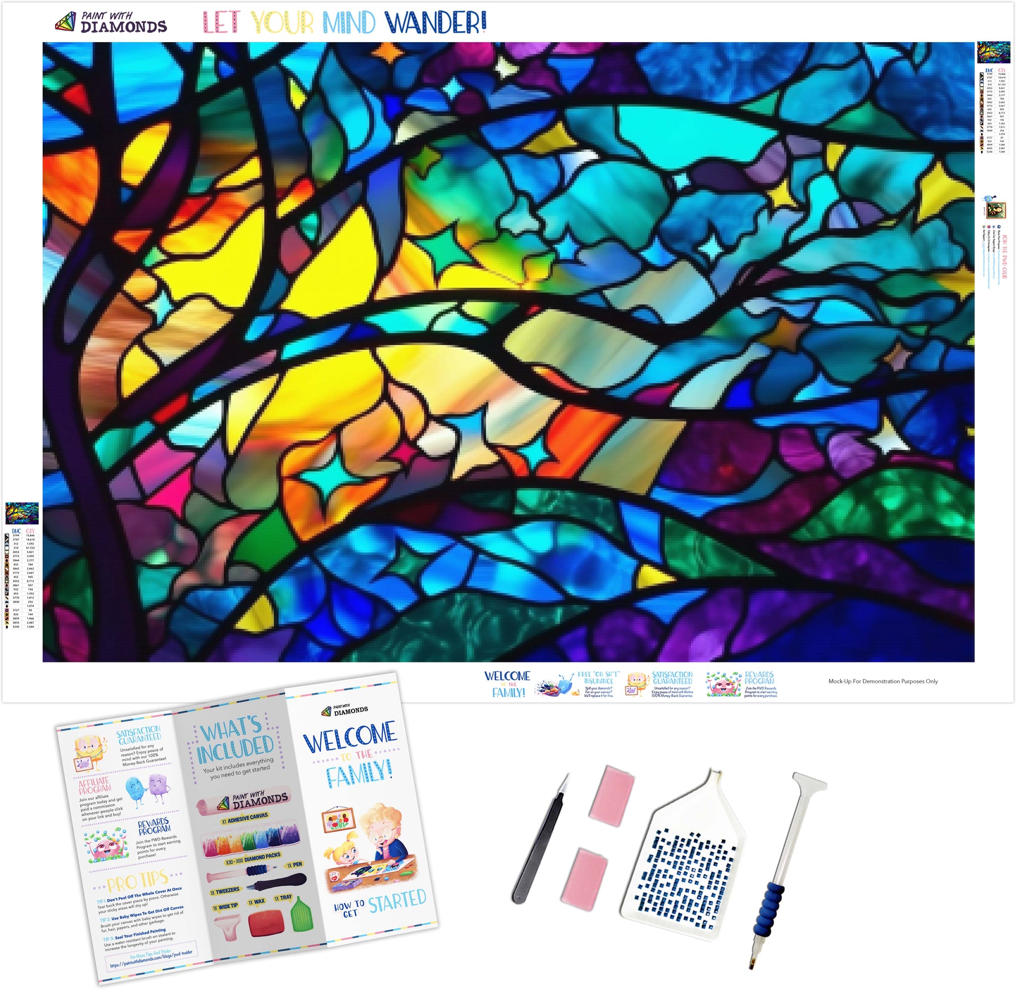 キャラメルさん★専用 ダイヤモンドアートクラブ　Stained Glass Fl キャラメルさん☆専用 ダイヤモンドアートクラブ Stained Glass Fl