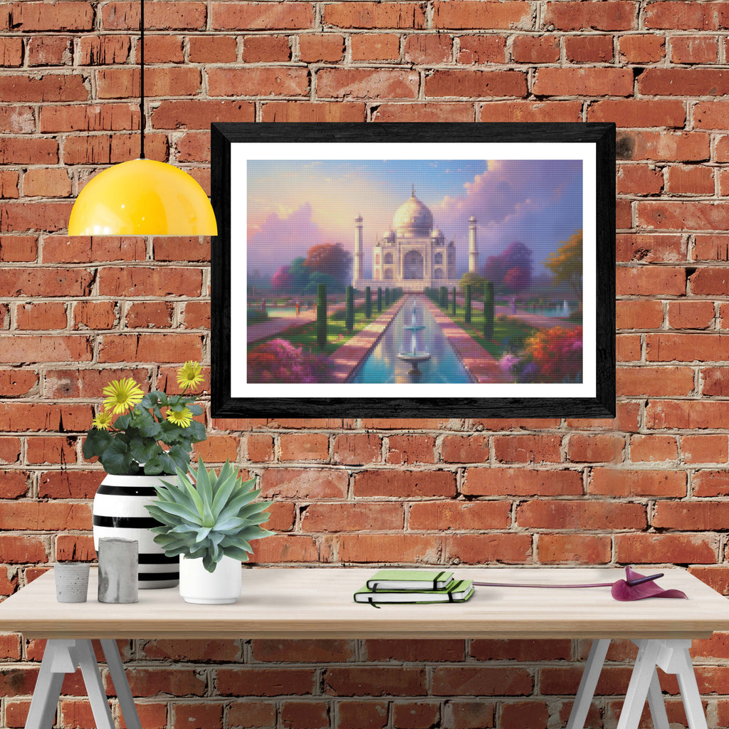 Taj Mahal In Agra Official Diamond Painting Kit | Diamond Art | Paint ...