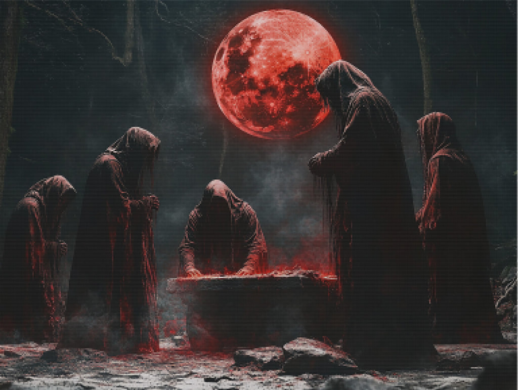 Blood Ritual The Blood Moon Ritual Official Diamond Painting Kit | Diamond Art ...