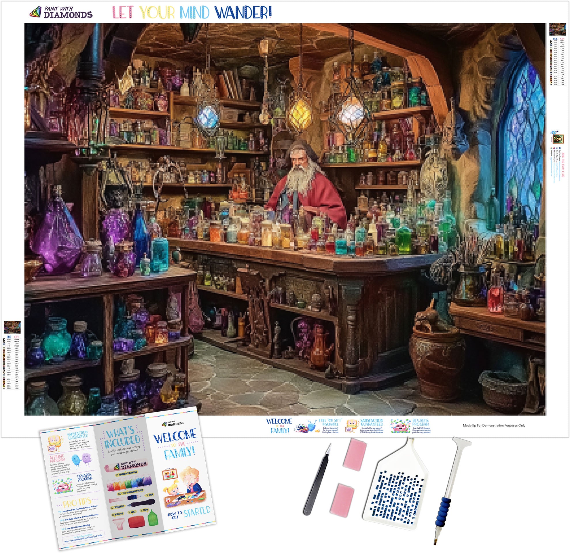 ダイヤモンドアートクラブ　Apothecary Shop 薬局 Apothecary Shop – Diamond Art Club