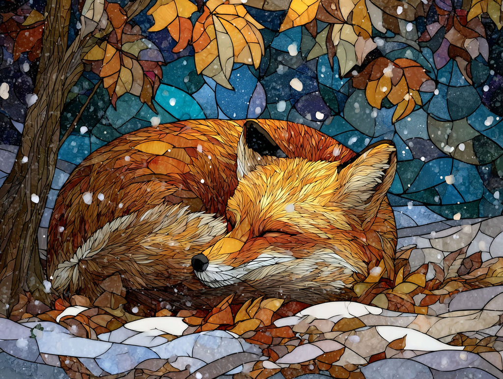The First Snowfall Fox - Main Image