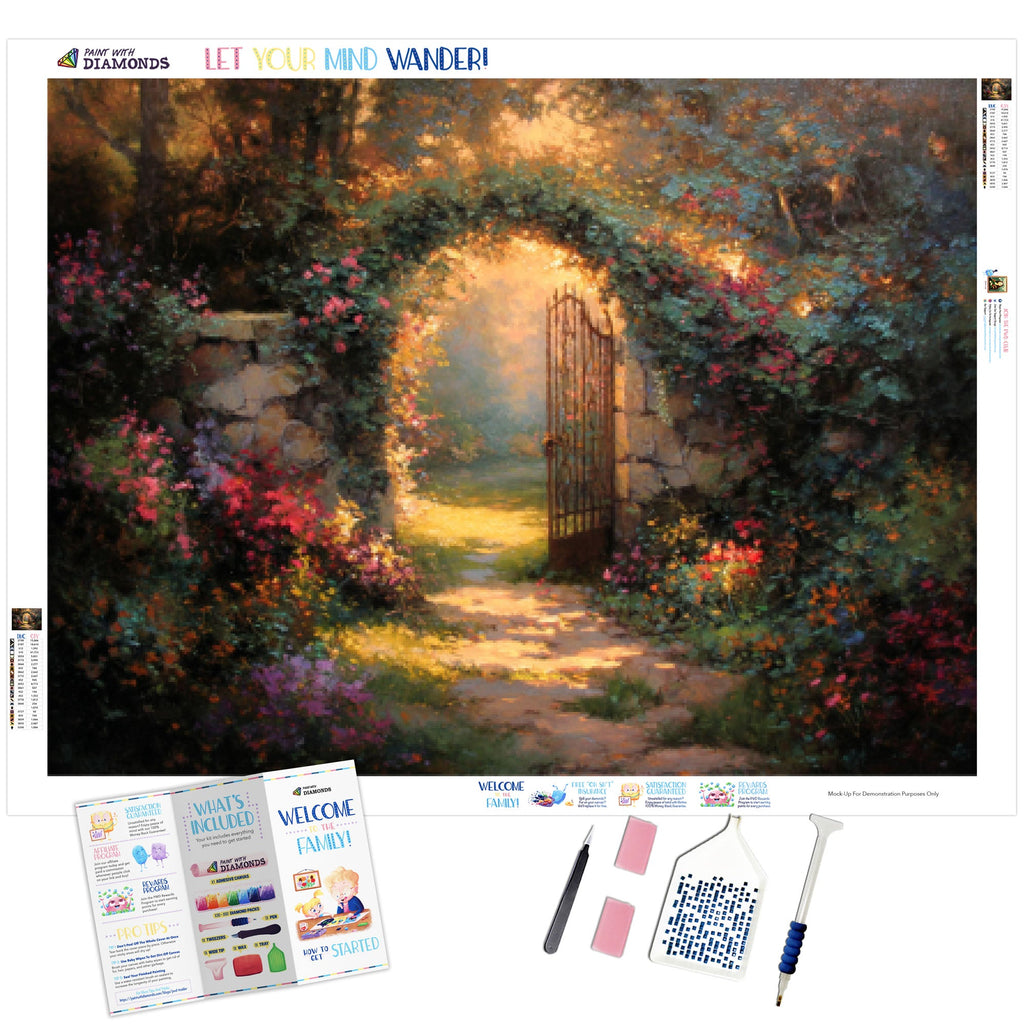 The Secret Garden Door - Product Mockup 1