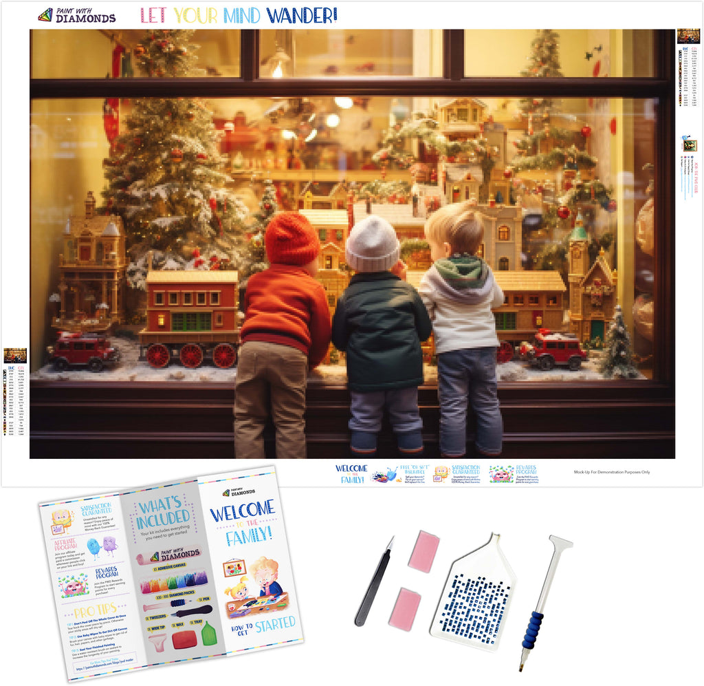Kid Window Toy Toy Shop Window Diamond Painting Kit Paint With Diamonds Official