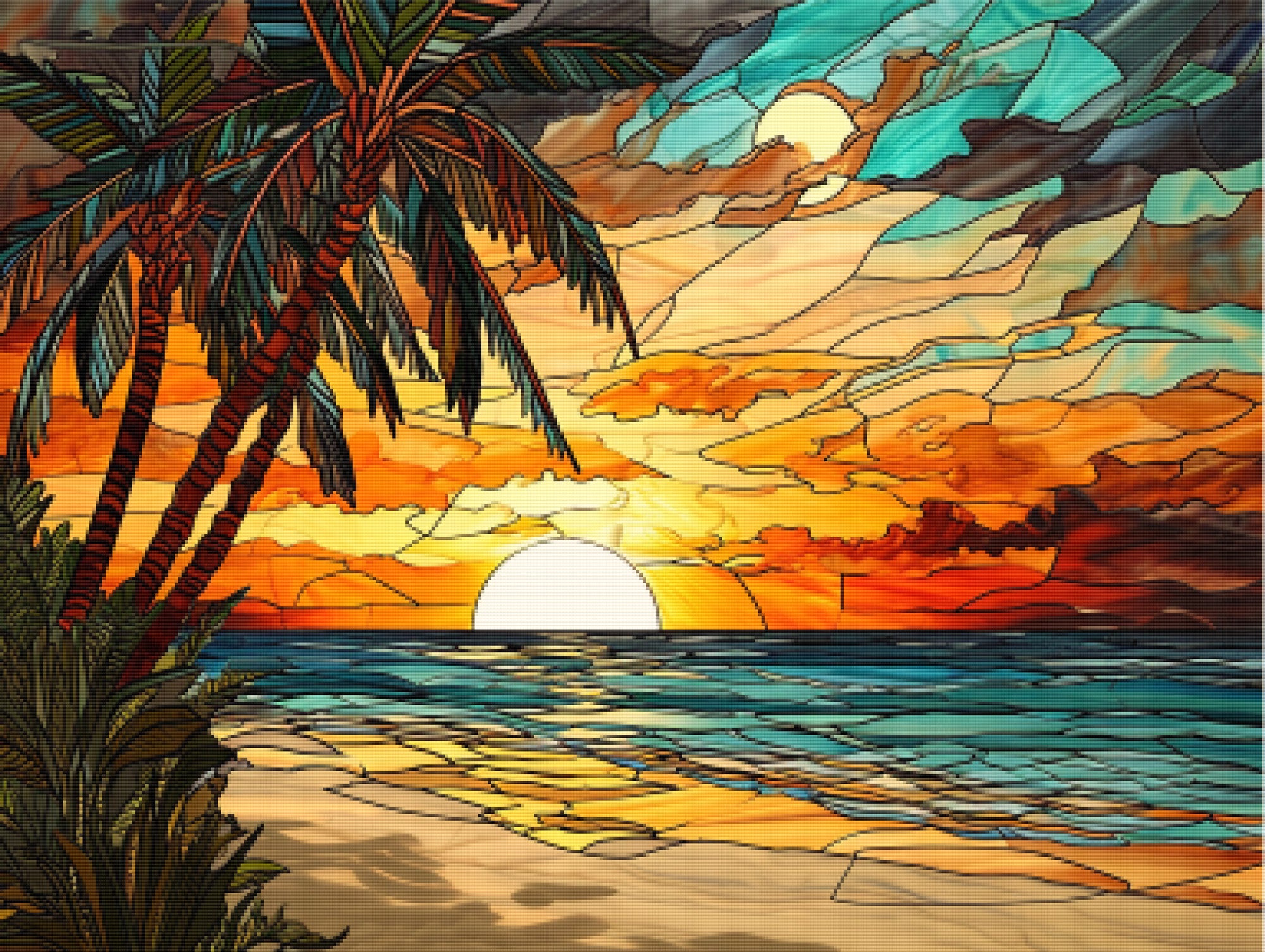 Beachy Stained Glass Patterns