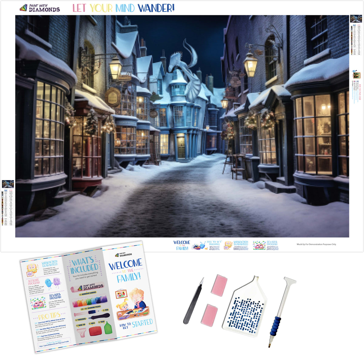 Wander The Charming Streets Diamond Painting Kit Paint With Diamonds