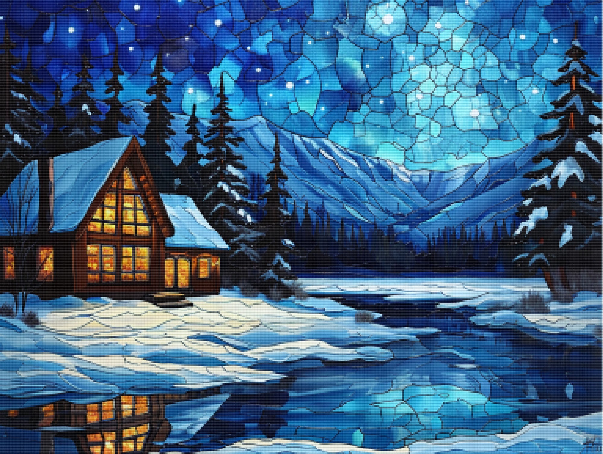 ダイヤモンドアートクラブ Snow Cabin Ornamemt Snowglobe ダイヤモンドアートクラブ Snow Cabin Ornamemt Snowglobe