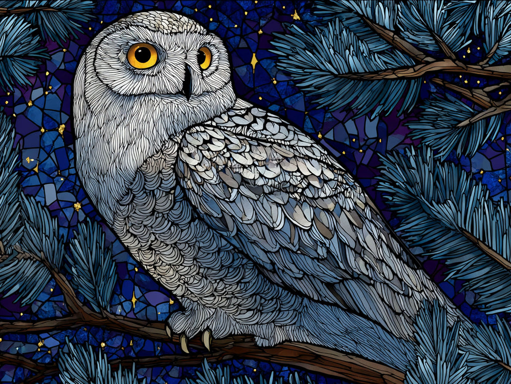 Winter Owl Radiance - Main Image