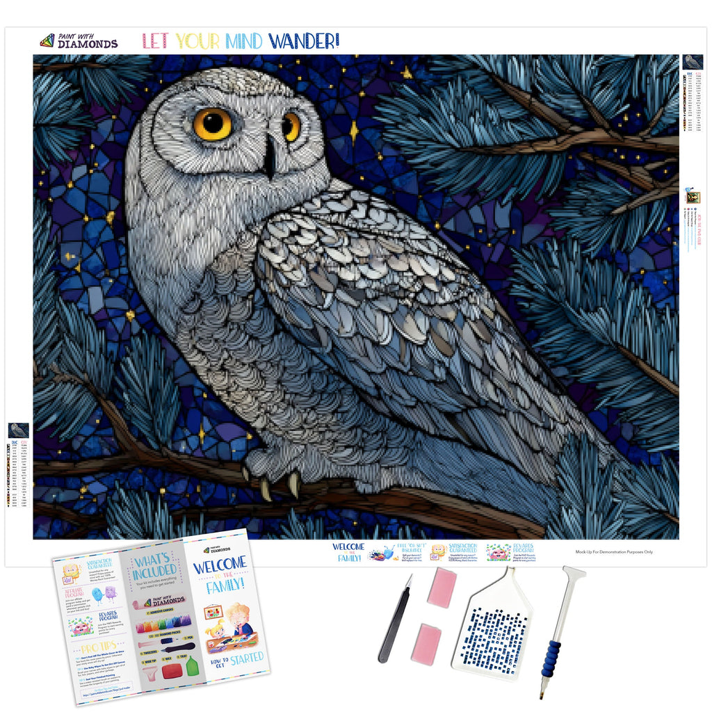Winter Owl Radiance - Product Mockup 1