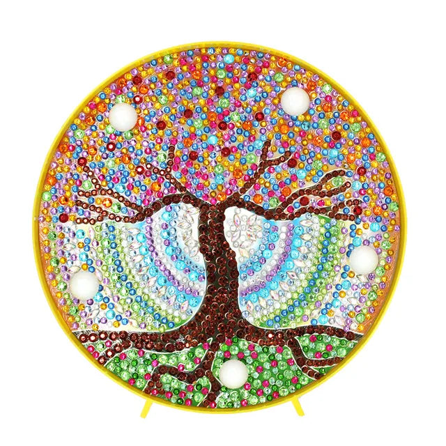 Radiant Tree Of Life DIY Diamond Painting LED Night Light – Paint With ...
