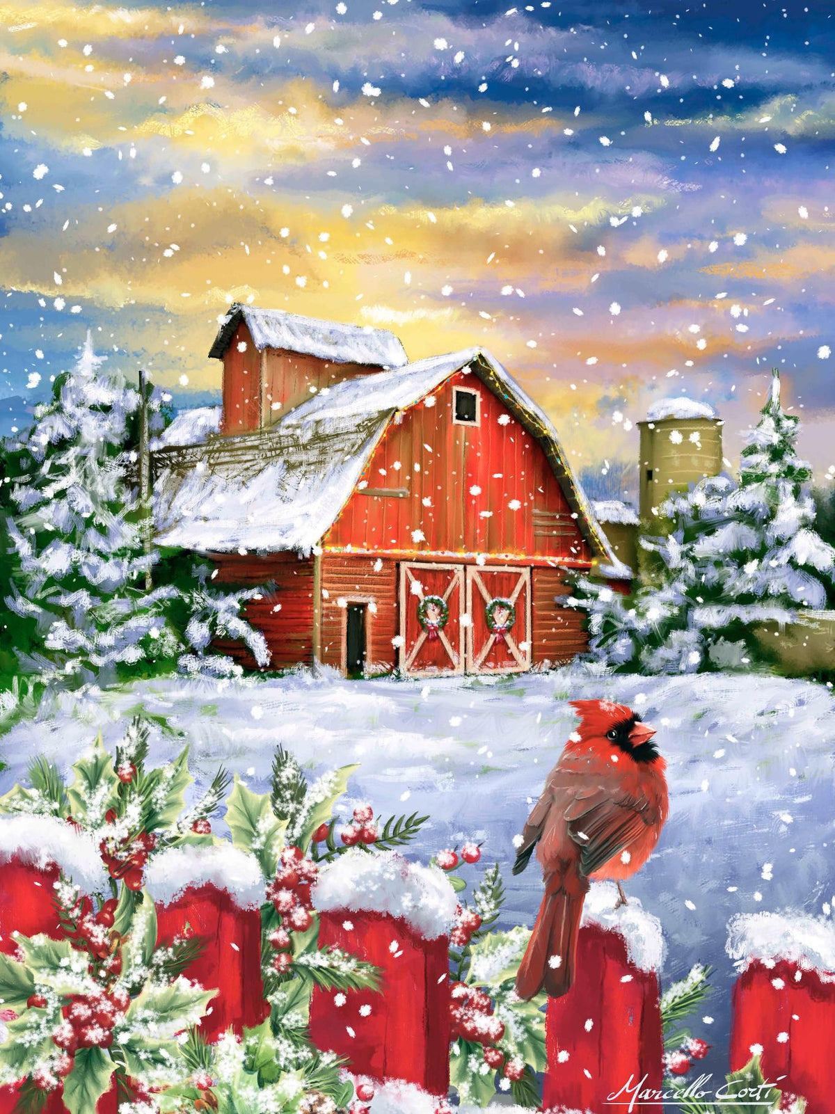 Kit Diamond Painting Bibliothèque - 40x50 Cm - Diamants Carrés 5D - Toile HD Avec Tout Le Matériel - Loisir Créatif Adulte - 8