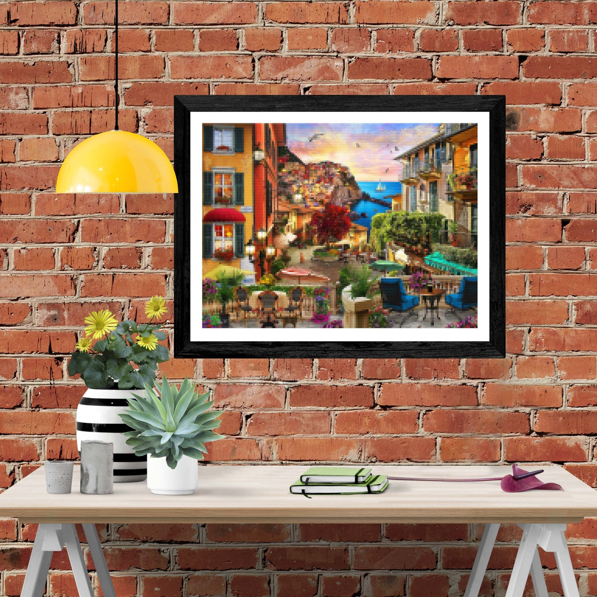 Diamond Painting Per Bambini E Adulti – Kit 5D Venezia, Italia – Tela 30x40 Cm, Completo Di Strass E Strumenti