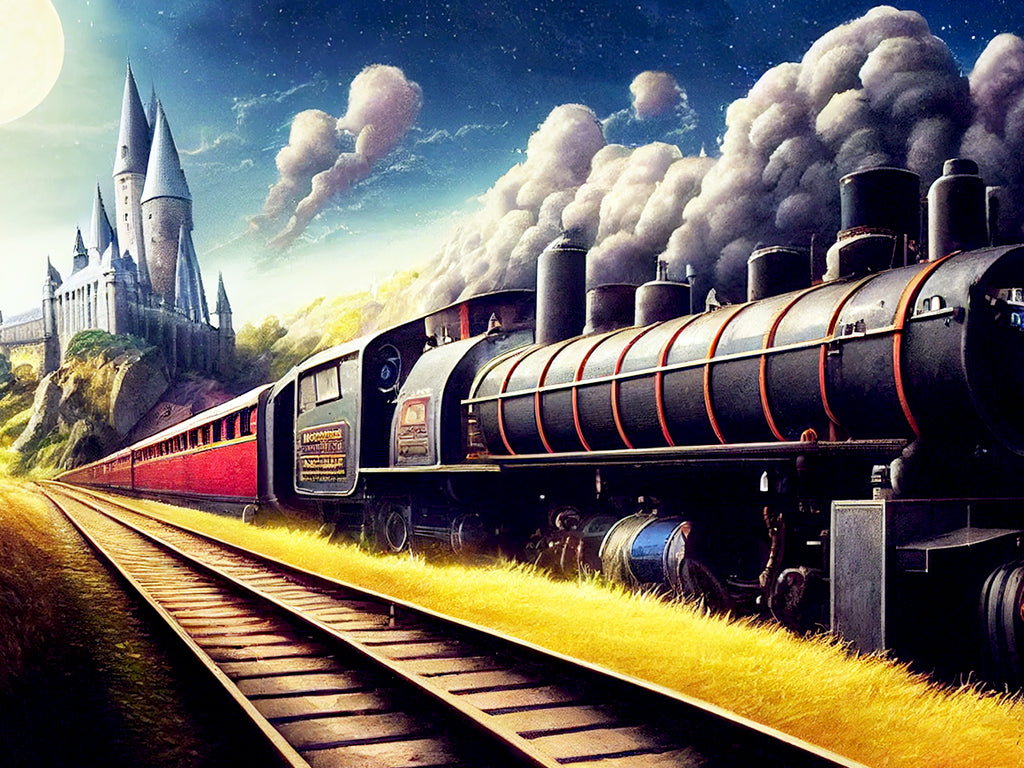 Magic Train R All Aboard The Magic Train Official Diamond Painting Kit | Diamond Art ...