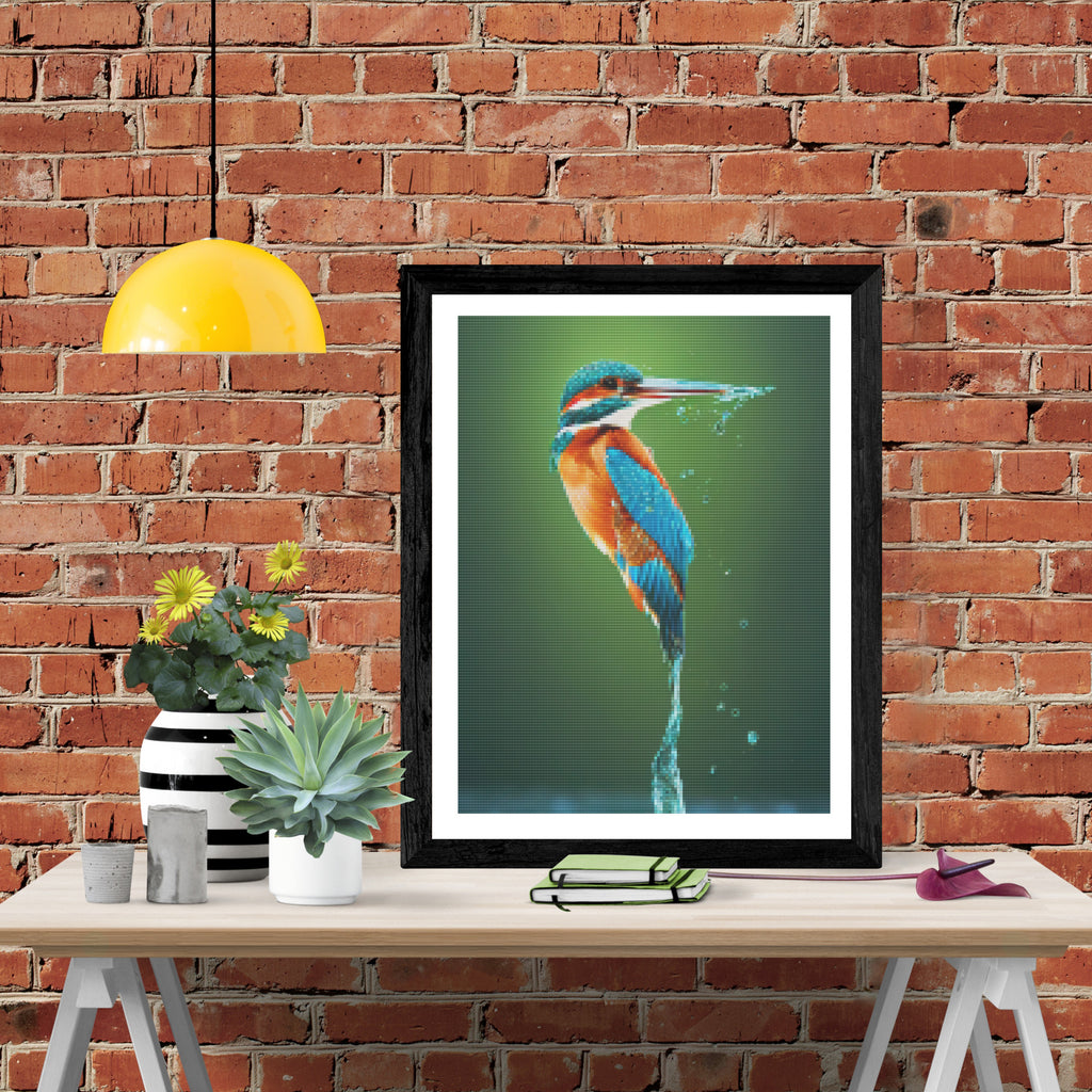 Beautiful Kingfisher Official Diamond Painting Kit | Diamond Art ...