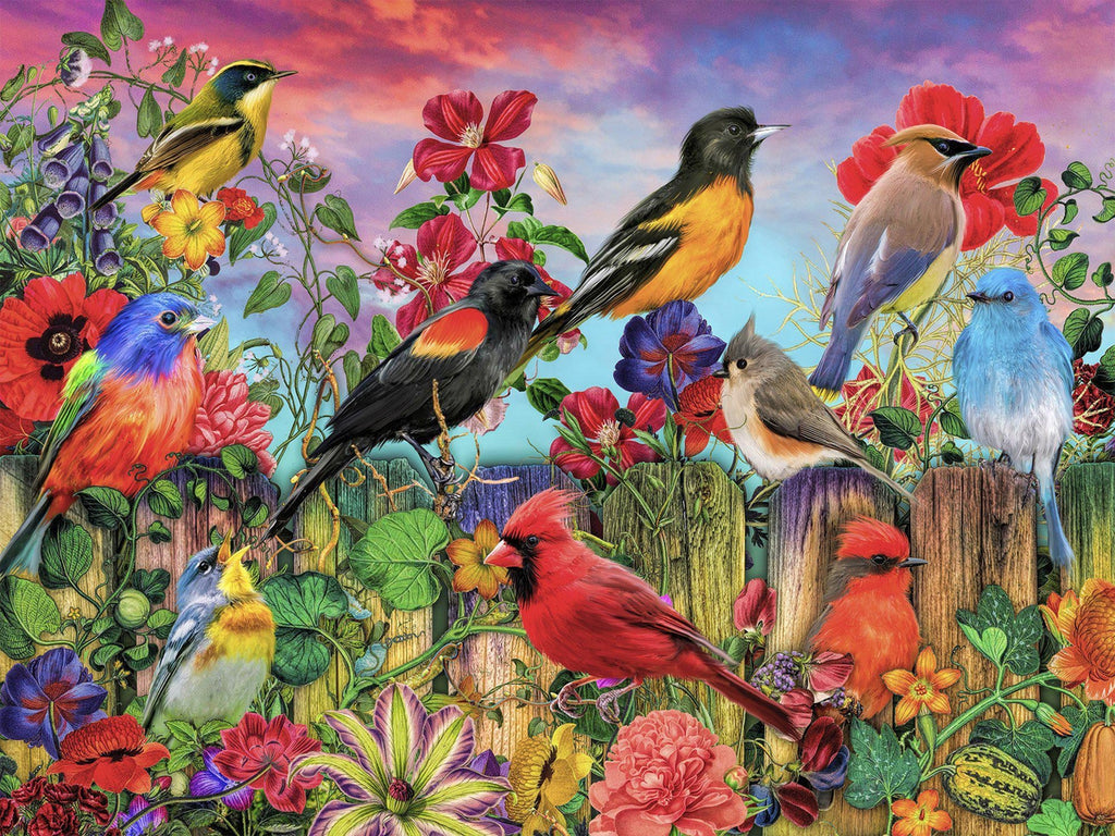 Garden Birds - Paint by Diamonds – Diamond Painting Bliss