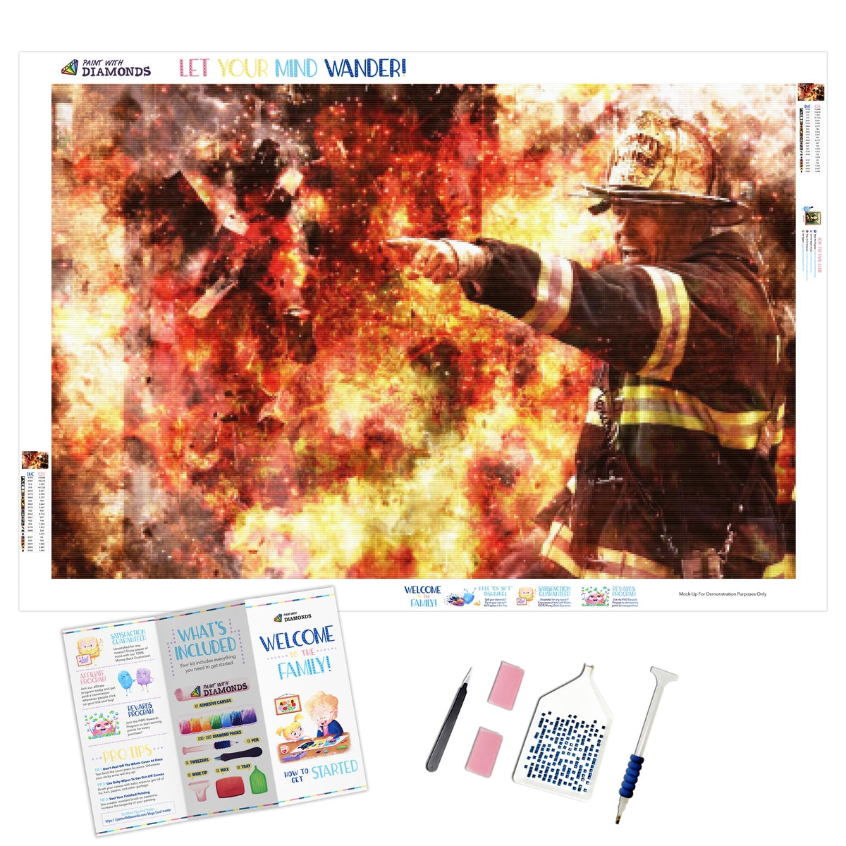 Firefighter Diamond Painting Kits - Full Drill – Paint With Diamonds
