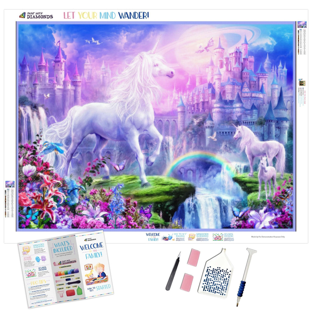 Rainbow Unicorn Diamond Painting Kit - DIY – Diamond Painting Kits