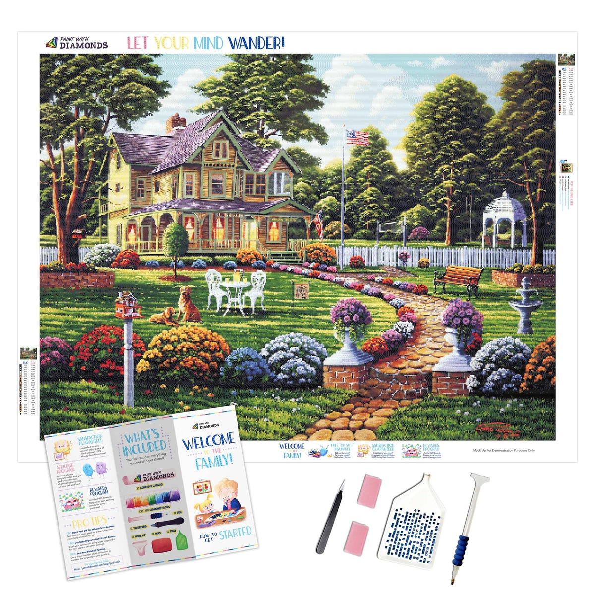 2024 Gem Diamond Painting Kit For Kids, 26 Pieces Diamond Painting Stickers  With Diy Painting Tools To Create Your Own Magical Stickers Cute Art
