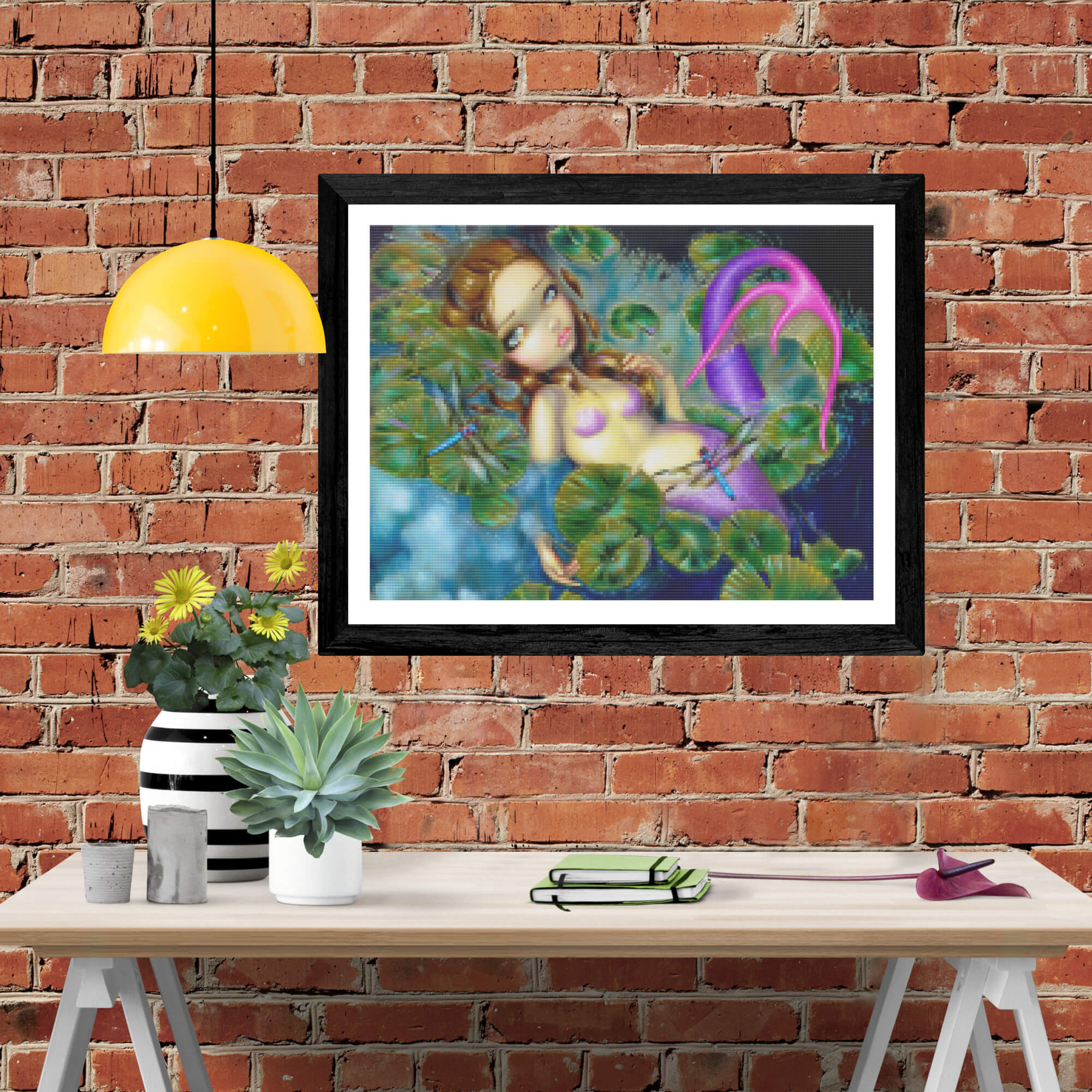 Dragonfly Mermaid – Paint With Diamonds