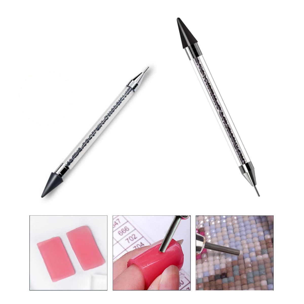 Diamond Painting Dual-Sided Premium Wax Diamond Pen 100% Full Canvas S –  Paint With Diamonds