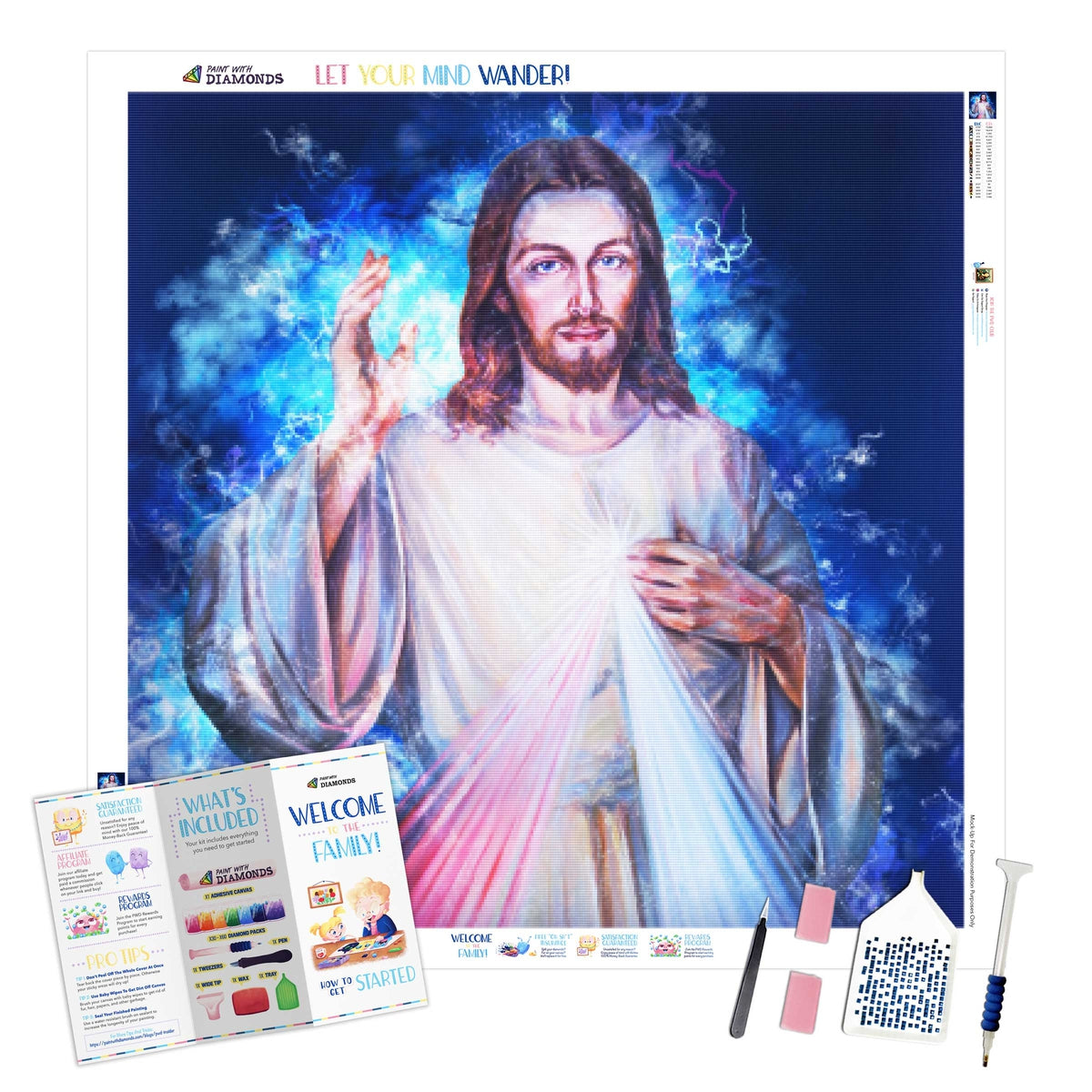 Faith In Jesus Diamond Painting Kit (Full Drill) – Paint With Diamonds