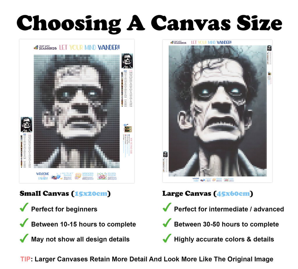 Freaky Frankenstein Official Diamond Painting Kit Diamond Art Paint With Diamonds®