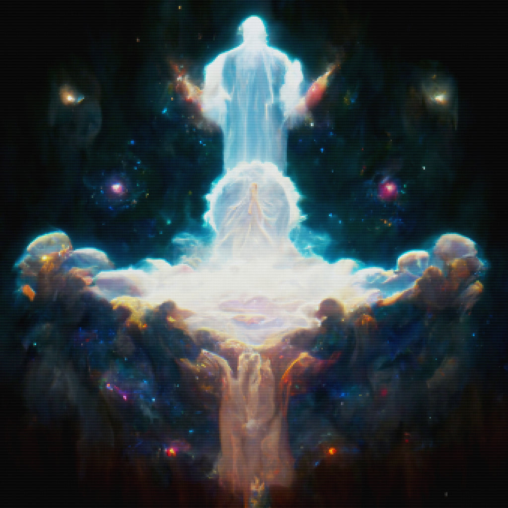 God Creating Sky God Creating The Universe Official Diamond Painting Kit | Diamond Art ...
