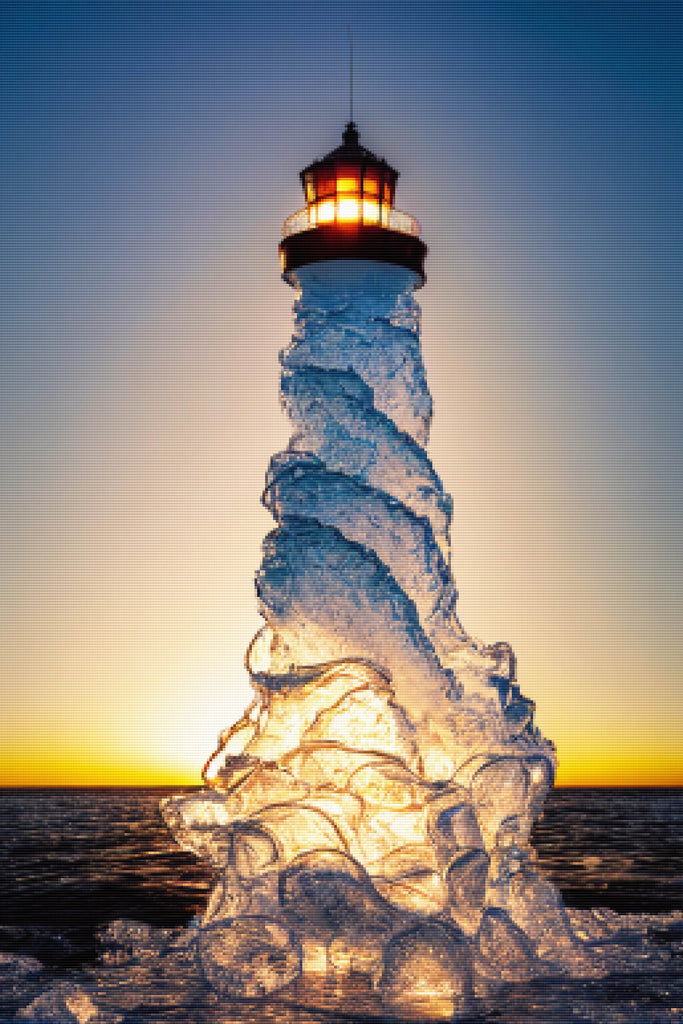 Ice Lighthouse Official Diamond Painting Kit | Diamond Art | Paint With ...