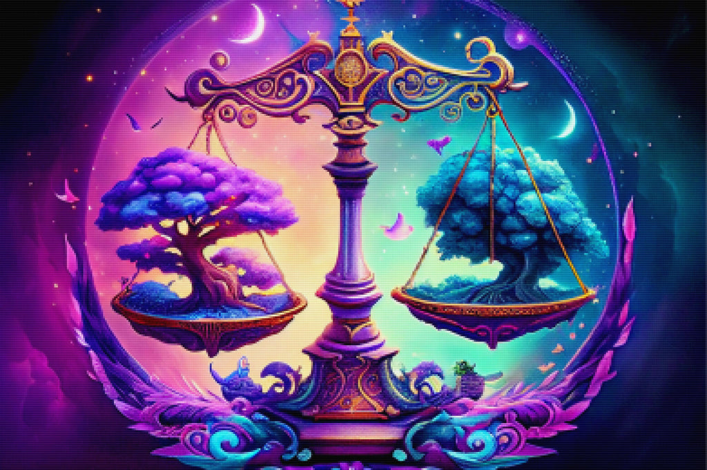 Libra Balance And Fairness Official Diamond Painting Kit | Diamond Art ...