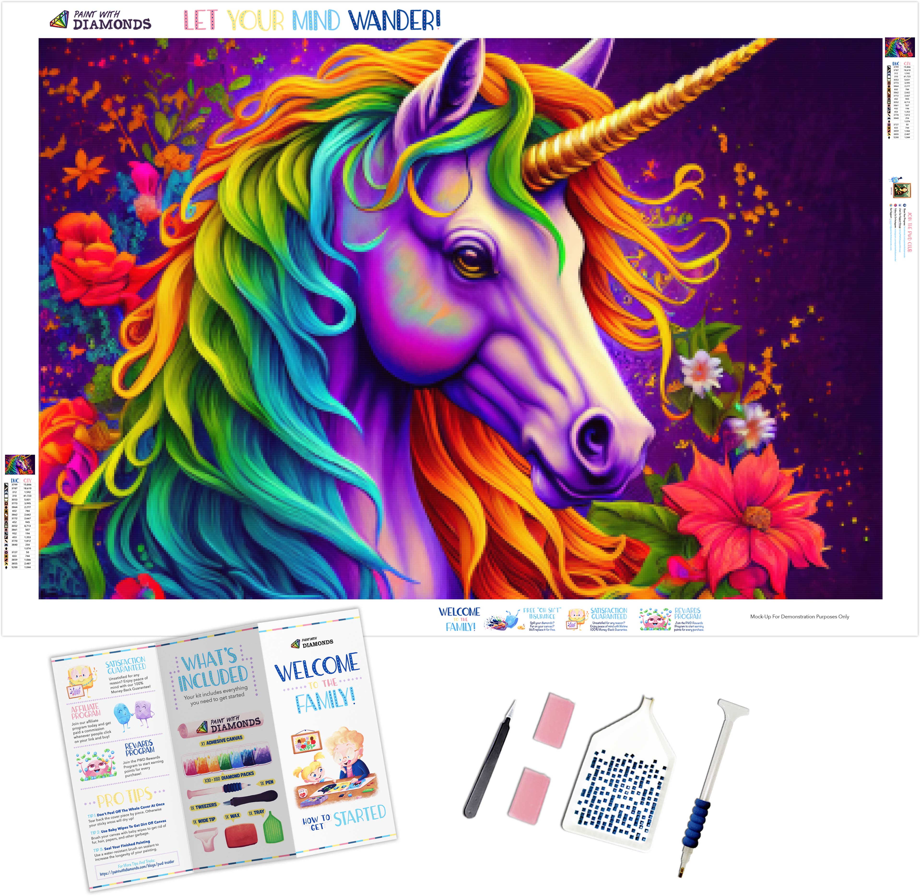 Diamond Dotz Facet Art Kit - Magical Unicorn