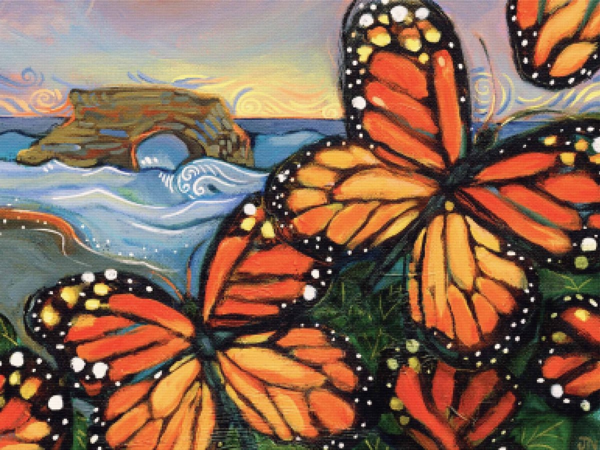 Butterfly Fine Art GiClee Nature Print: The orders Iconic Monarch. 16x18