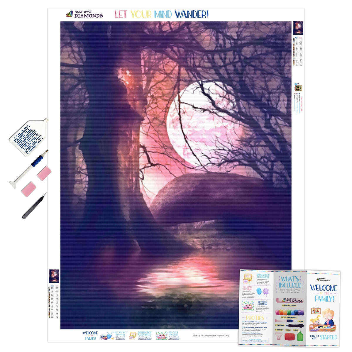 Mystic Moon Diamond Painting Kit (Full Drill) – Paint With Diamonds