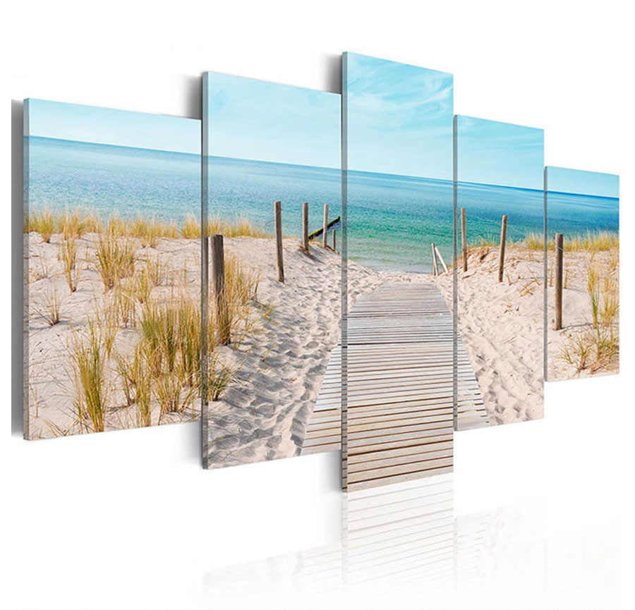 SHEGZHUC Diamond Painting Paesaggi Spiaggia 40 x 50 cm - Grandi Dimensioni Mare Tramonto Alba Cocco - DIY Painting Paesaggi