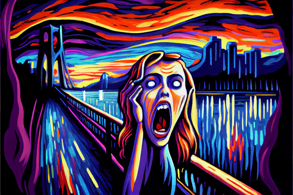 Scream Bridge Scream On The Bridge Official Diamond Painting Kit | Diamond Art ...