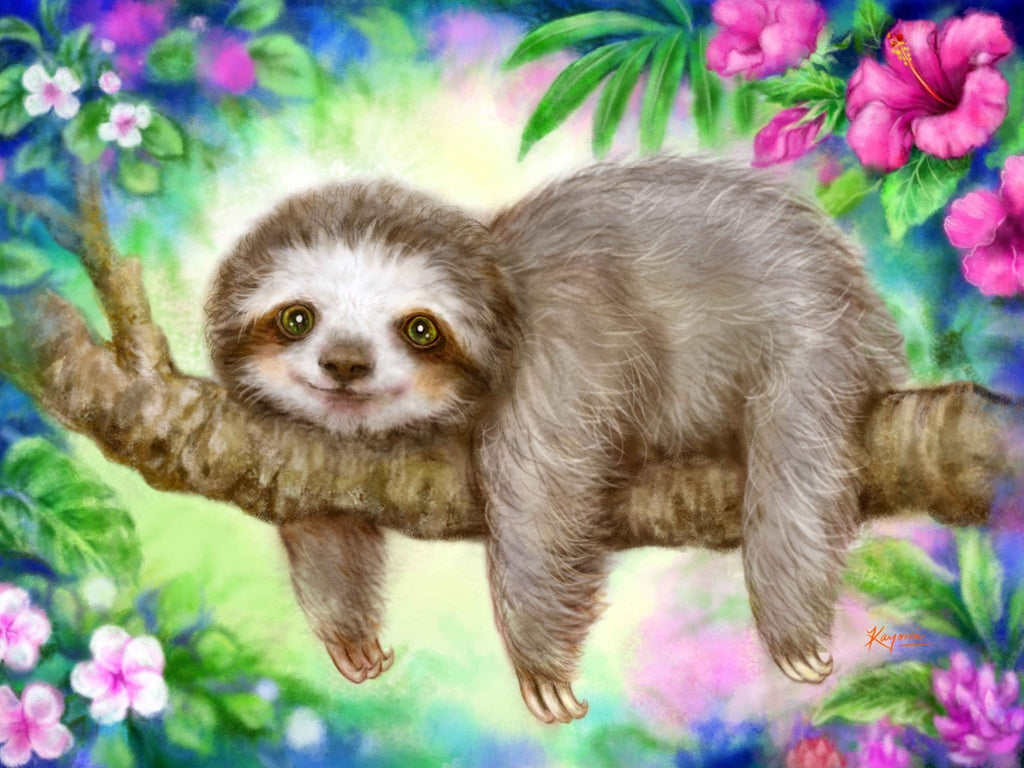 Diamond Art Intermediate Kit Sloth