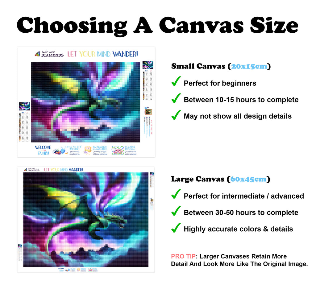 Soaring Through Northern Lights Official Diamond Painting Kit Diamond Art Paint With Diamonds®