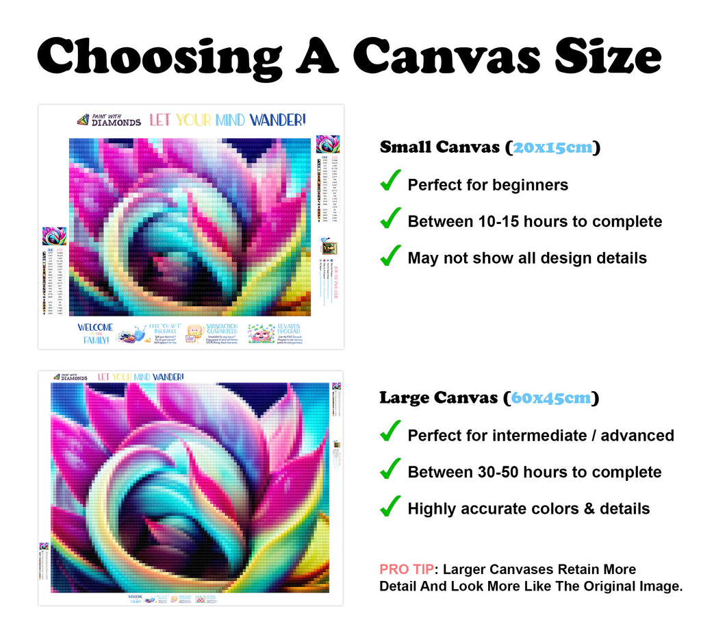 Succulent Swirls Official Diamond Painting Kit Diamond Art Paint