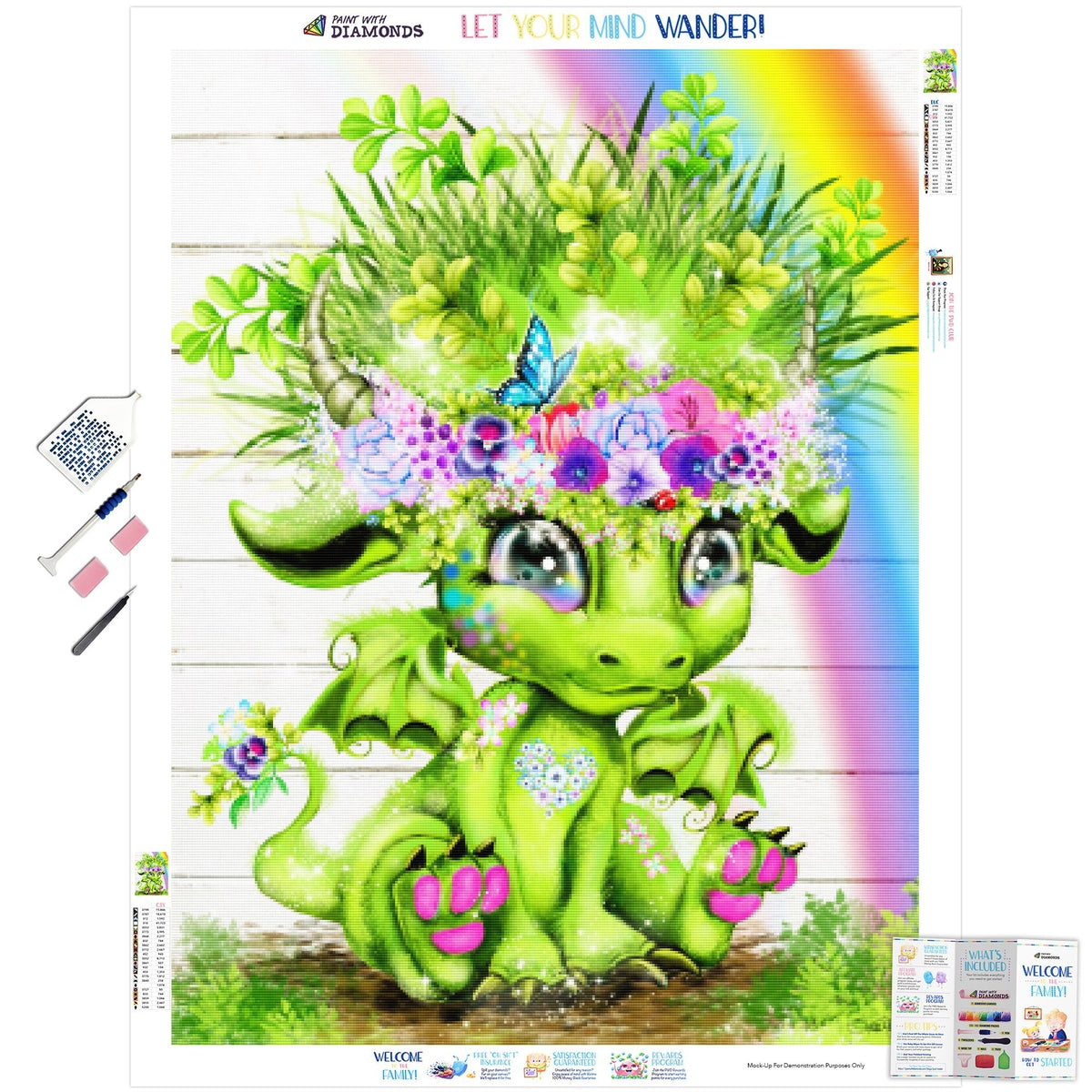 Summer Lil DragonZ Official Diamond Painting Kit (Full Drill) – Paint With  Diamonds