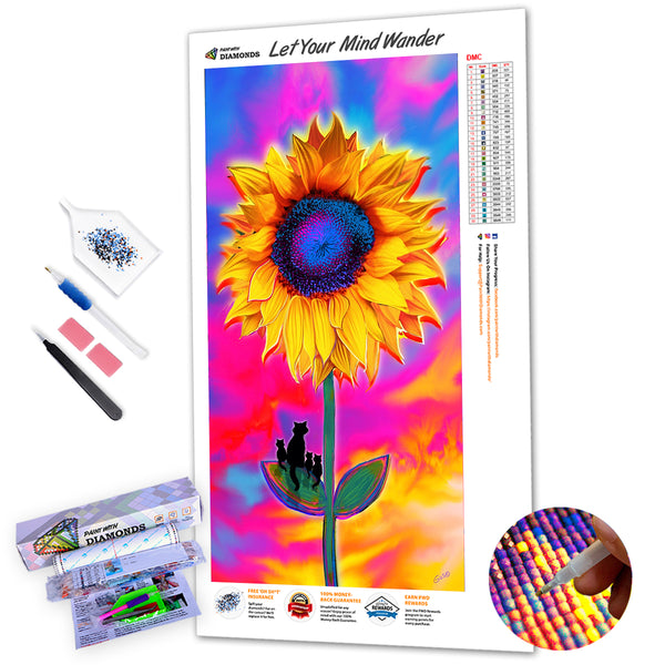 AIRDEA Mer De Tournesols Diamond Painting, 5D DIY Broderie Diamant