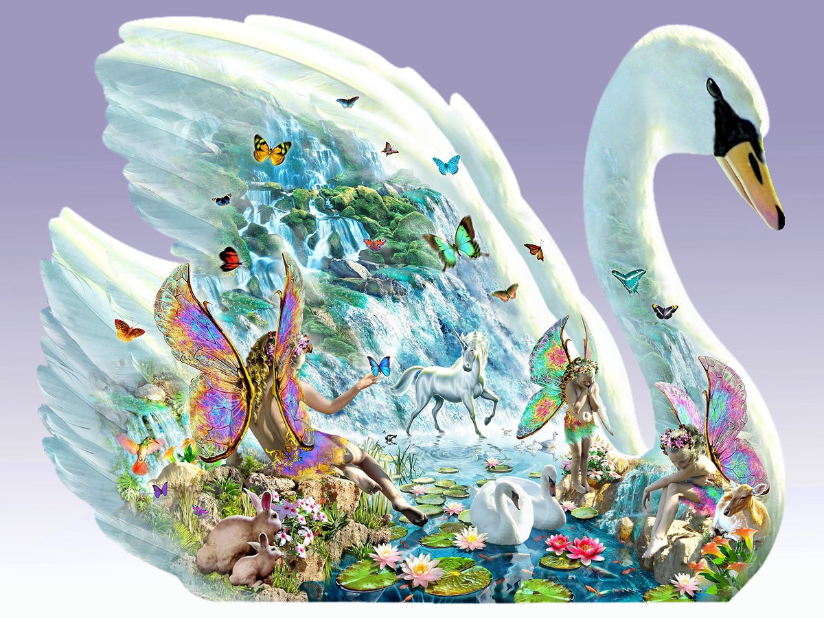 Swan Puzzle Official Diamond Painting Kit (Full Drill) – Paint