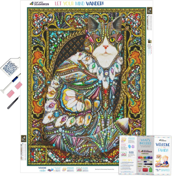 Puzzle Diamond Painting: Panther, 1 - 39 pieces