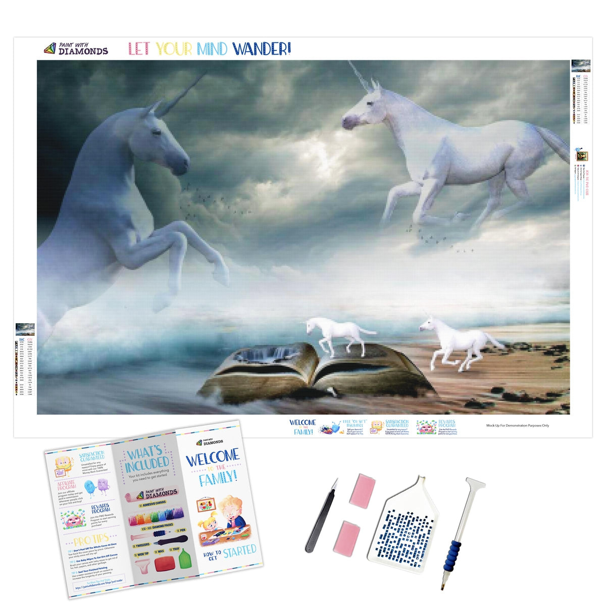 Unicorn Spirits Diamond Painting Kit (Full Drill) – Paint With Diamonds