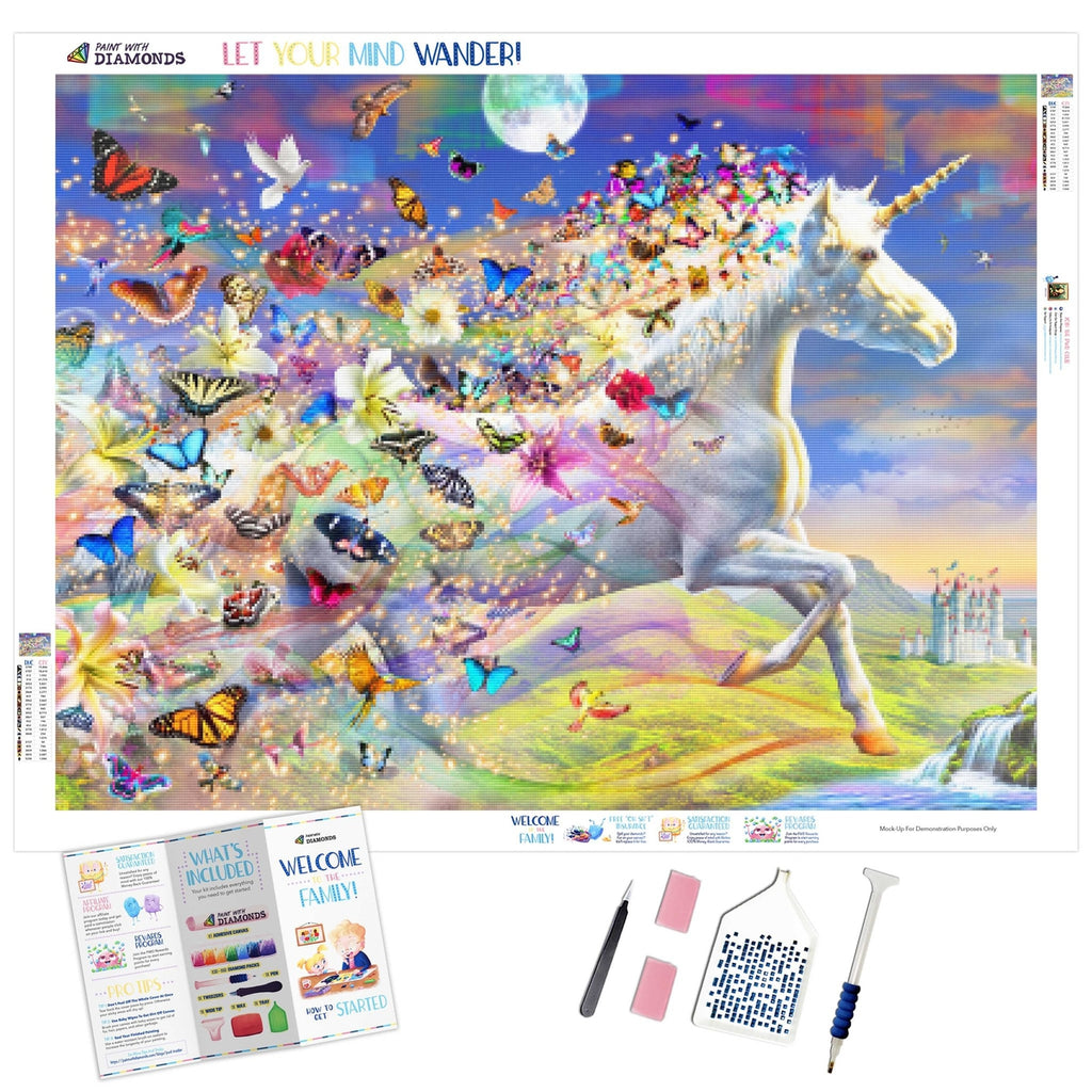 abeec Unicorn Diamond Painting Kit – Unicorn Diamond Art Kits for
