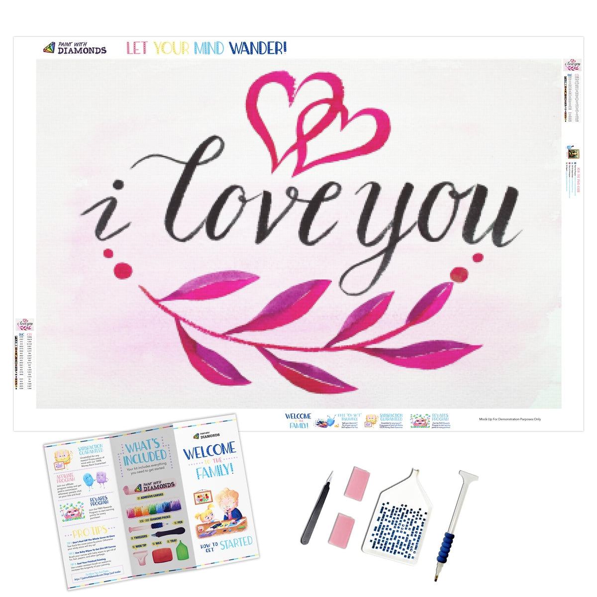  WUSARPLY Valentine's Day Diamond Painting Kits for