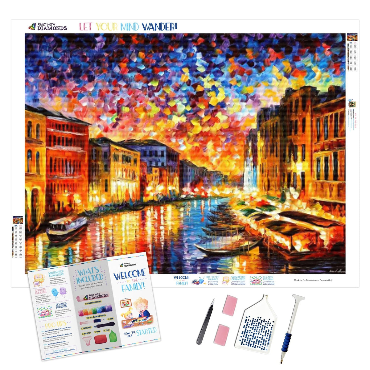 ダイヤモンドアートクラブ GrandCanalandBasilicaVenice Grand Canal