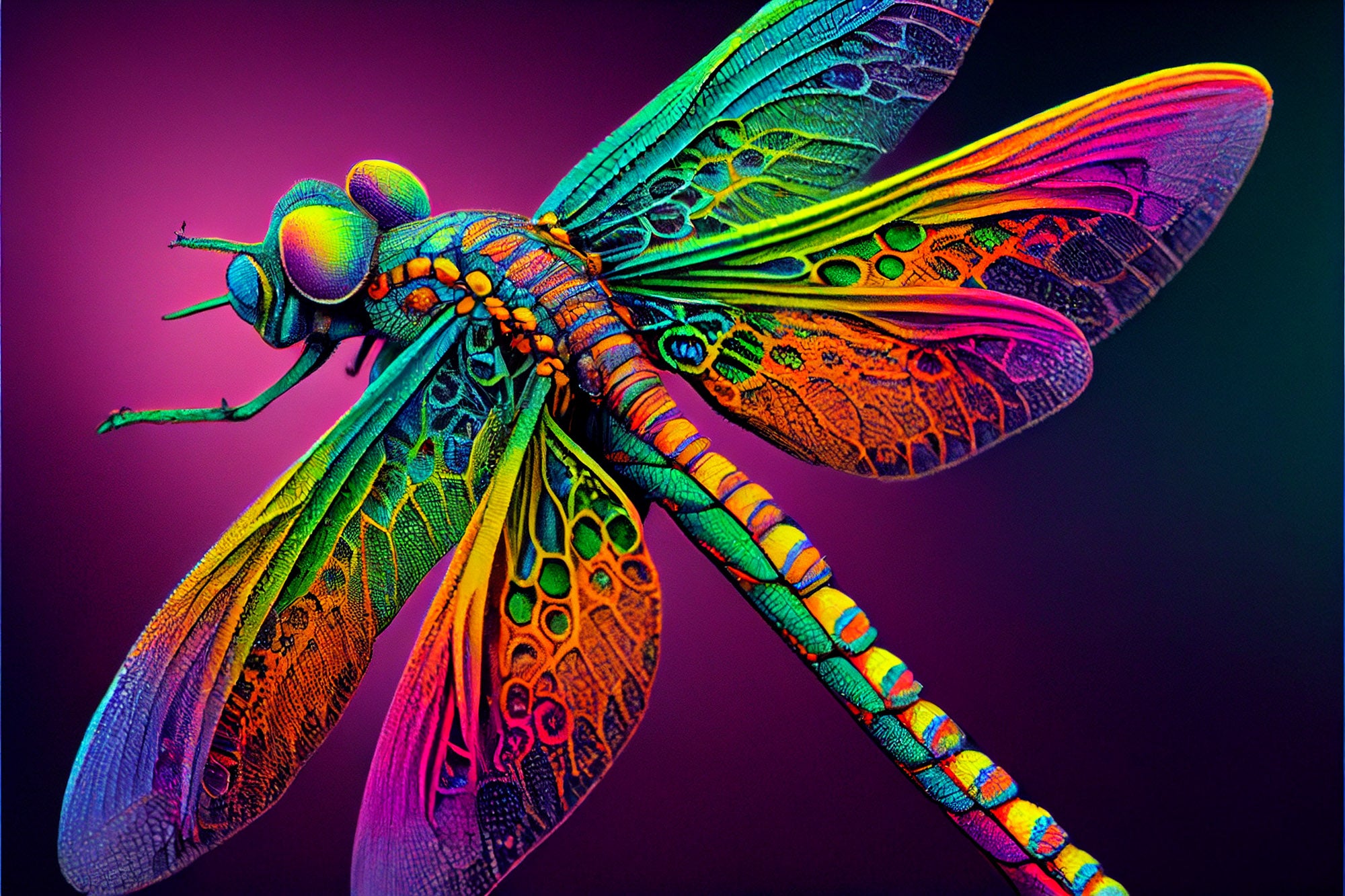 Vibrant Dragonfly Official Diamond Painting Kit | Diamond Art