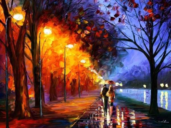 Tree Diamond Painting Kit - Alley By The Lake-Square 15x20cm- - Paint With Diamonds