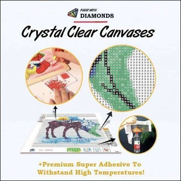 GDYEEH 5D Aurora Borealis Diamond Painting Kit, DIY Reflectie Diamant Kunst Complete Kits, Fantasie Diamond Art Strass Kruissteek Schilderij voor Volwassenen Beginners Thuis Decor 30 x 40 cm
