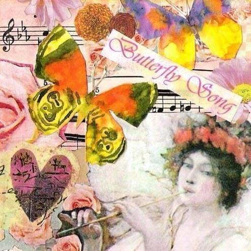 Music Diamond Painting Kit - Butterfly Song-Square 20x20cm- - Paint With Diamonds
