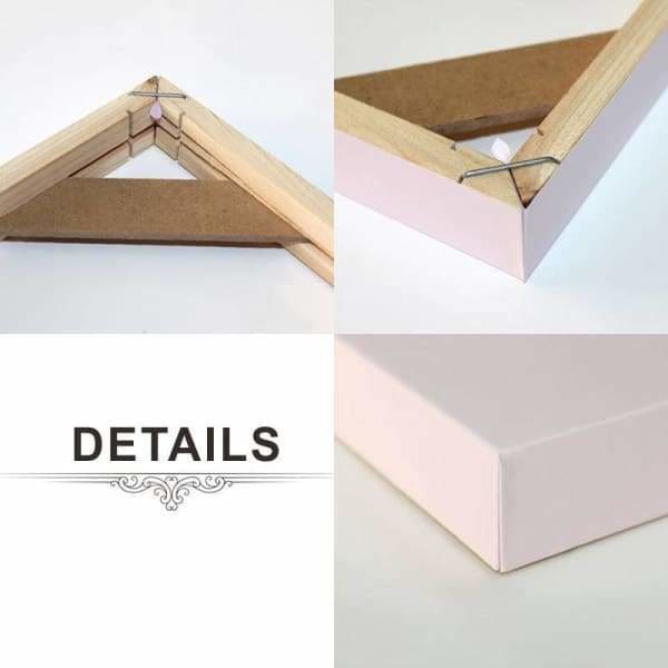 Diamond Painting Accessories - DIY Natural Wood Frame Stretcher Bars-20cm-20cm-